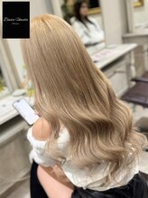 ネクストディバイス 梅田店(NEXT DEVICE) レミー人毛シールエクステ×カラー×カット×ヘアセット