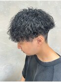 【波巻きパーマ】刈り上げマッシュ