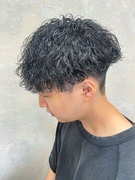 ラエレメン(Laere men) 【波巻きパーマ】刈り上げマッシュ