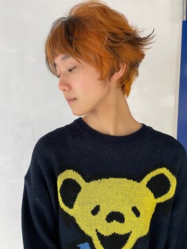 バックボッカー(BACK BOCKER) スイングレイヤーショート_オレンジ×ローライト