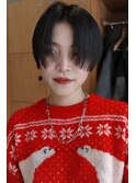大人ハンサムレイヤーウルフ束感ショート
