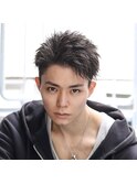 波打ちスパイラルリバースアップバングショート