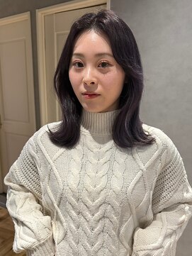 ジルバイジアン(JILL by GIEN) くびれミディアムレイヤー/グレージュカラー