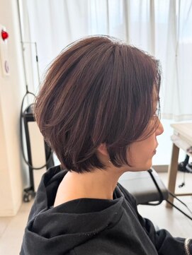 クラップス オル 金沢八景(CLAPS Ore) マッシュショート丸みショート黒髪ショートベリーショート40代