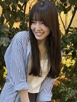 バーシャミ ヘアーアンドスパ(Baciami Hair&Spa) 【sena】ブラウンカラー×ロングヘア