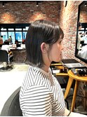 30代40代夏髪質改善カラー×外ハネボブでトレンド感溢れる
