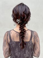 アルバム 銀座(ALBUM GINZA)&nbsp;おくれ毛前髪カットオリーブベージュロング_ba557621