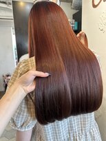 アリスバイアフロート 自由が丘(ALICe by AFLOAT)&nbsp;ぷつっとカット/ブリーチなし／ワインレッド【自由が丘】