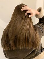 ライン(LINE)&nbsp;ブリーチなしダブルカラー/ミルクティーベージュ