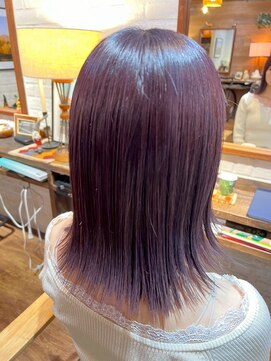 吉祥寺 はるへ 似合わせ外ハネヴァイオレット