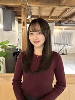 ティーヘア トナリ(t.hair tonari)&nbsp;大人可愛い巻き髪スタイル/2wayシースルーバング/髪質改善カラー