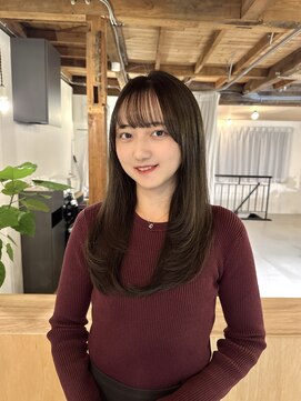 ティーヘア トナリ(t.hair tonari) 大人可愛い巻き髪スタイル/2wayシースルーバング/髪質改善カラー
