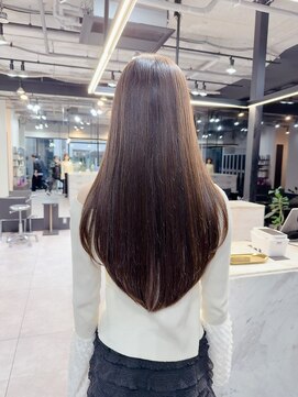 ファンナギンザ(FaNNa ginza) ロングレイヤー/髪質改善/縮毛矯正/シースルーバング