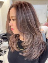 アフィナー 上大岡(Afinar)&nbsp;ブリーチハイライト髪質改善ダブルカラーレイヤーカット