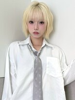 ヴィヴィー 福岡天神店(VIVIE)&nbsp;ふんわり内巻きのやわらかハイトーンボブ