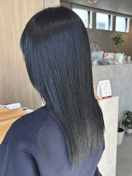 ヌーク(nook.) 着物ヘア/大人ガーリー/ダークアッシュ/似合わせカット/佐賀