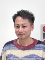 グラーツィェドゥーエ(GRAZIE due)&nbsp;メンズパーマ/毛流れパーマ/刈り上げ高め