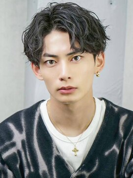 MEN'S HAIR BLEACHi 四日市店【メンズ ヘア ブリーチ】 《BLEACHi》ツイスパセンターパート【numberA.×BLEACHi】