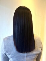 ココカラヘアー ニコ(cococara hair nico) 顔まわりカット/レイヤーカット/ブルーブラック/髪質改善