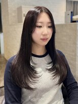 コル(col oodori) レイヤーカット×ラベンダーブラウンカラー