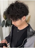 シャドーパーマ　スパイラルシャドー