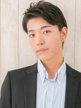 モッズヘアー メン 戸田公園店(mod's hair men) かき上げ七三分け大人スーツ短髪ツーブロックショートi戸田公園