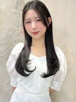 アフロート ルヴア(AFLOAT RUVUA)&nbsp;あむstyle韓国風顔周りカット×ワンカール10代20代30代