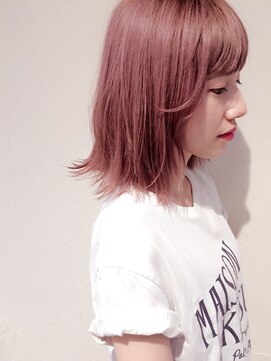 ネオリーブニコ 大井町店(Neolive Nico) 外ハネ　ロブ　パールピンク　ベージュ