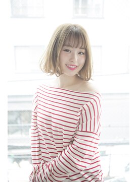 サロンドミルク 原宿(salon de MiLK) 【salon de MiLK 原宿】ミルクティアッシュ×ロブ