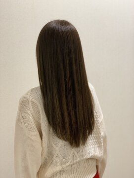 ファースト 泉中央店(first) アッシュオリーブ/レイヤーロング/20代30代40代