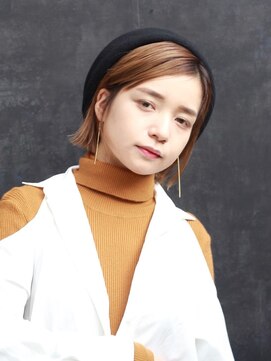 エムスラッシュ ソル センター南(M.SLASH SOL) スキニーボブ/斜めバング/ミニボブ/テラコッタ/センター南