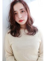 ロメオ 京橋(ROMEO)&nbsp;【大阪京橋美容室】ナチュラルピンク×エアリーロング*：