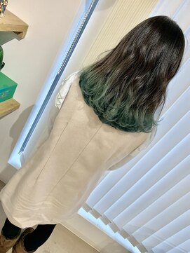 エイトタマプラ たまプラーザ店(EIGHT tamapla) 【EIGHT木村】鬼滅カラー×グリーングラデーション