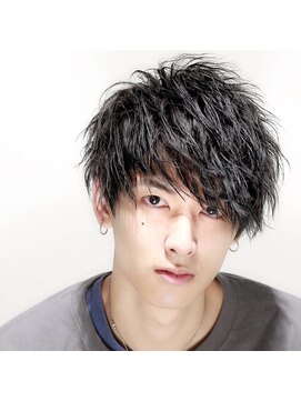 リップスヘアー 銀座(LIPPS hair) ソフトツイストアシメバング前下がりシルエット