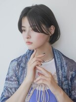 アグ ヘアー ラックス 新百合ケ丘店(Agu hair lux)&nbsp;《Agu hair》しっとり質感×流れるチークバングラインショート