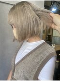 『ホワイトベージュ × 切りっぱなしBob 』 guest snap ECOO