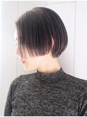 グレーショート_カーキグレージュマッシュショート_ba322562