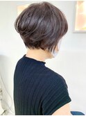 20代30代40代ハイライトブリーチなし大人ボブ前下がり立体感