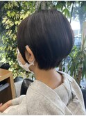 お手入れ簡単_耳掛け丸みショート