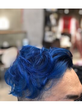 ヘアールーム プリズム(Hair room Prism) ネイビー/ブルー