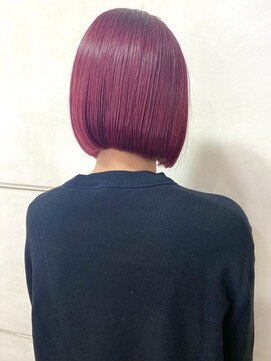 ランプ ヘアー(lamp hair) レッドピンク