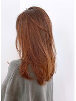 アイティーバイアルバム 下北沢店(IT by ALBUM)&nbsp;オレンジロング_マチルダボブピンクベージュ_ba462161