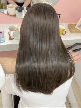 似合わせ/白髪ぼかし/インナーカラーに特化した髪質改善サロン 元住吉 武蔵小杉 アッシュグレージュオリーブベージュ/元住吉美容室