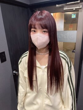 ボアップ 京橋店(boappu) #レッドカラー#プルエクステ#髪質改善トリートメント