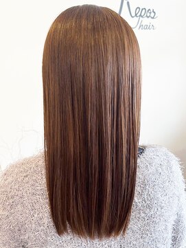 レポヘアー(Repos hair) 20代30代40代髪質改善カラーブラウンベージュ透明感ストレート