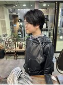 ハンサムショート×パーマ
