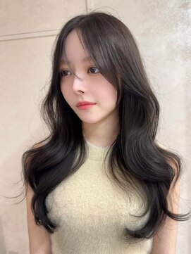 ハオ(hao) hao渋谷】エアリーカール×ブルーブラック