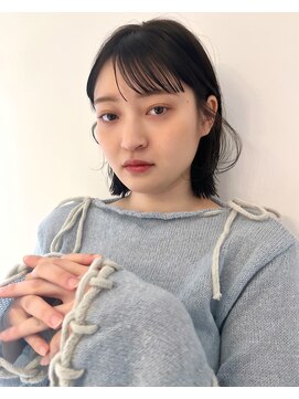 リコバイアフロート(riko by afloat) レイヤーボブ/グレージュカラー/オリーブグレージュ