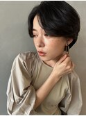 【PARK】レディースセンターパート×ニュアンスパーマ