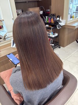 アッシュ 下北沢店(Ash) カラー毛でも艶々縮毛矯正